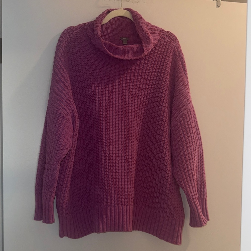 Women's Aerie Purple Turtleneck Sweater